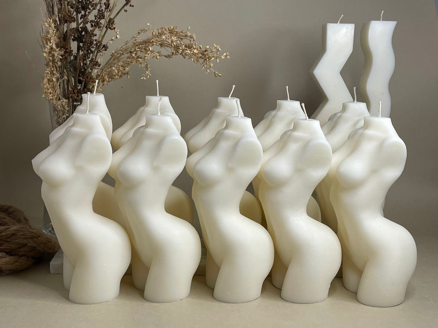 10 x Large Torso Candle | Wholesale | Party Favors