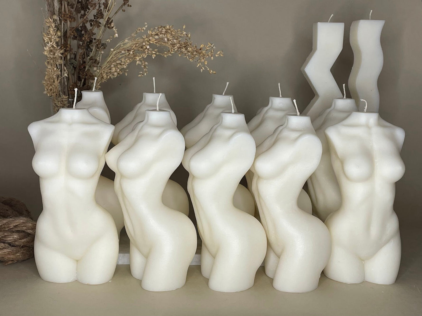 10 x Large Torso Candle | Wholesale | Party Favors