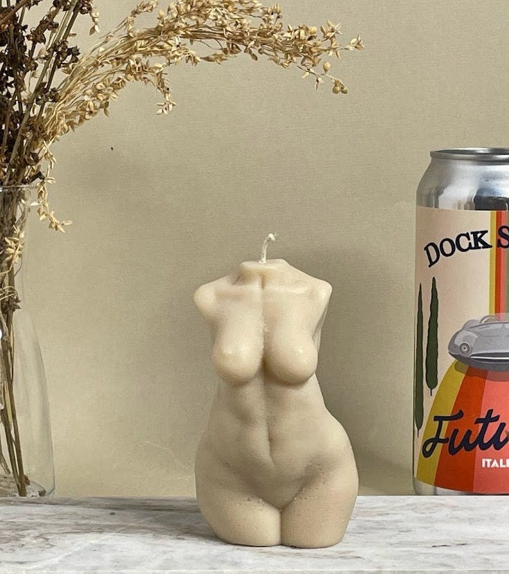 Curvy Torso Candle