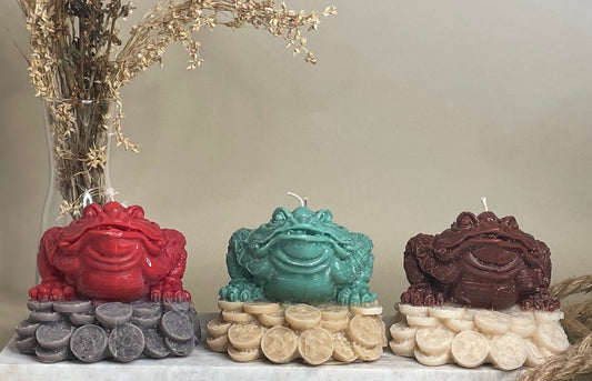 Feng Shui Money Toad Candle