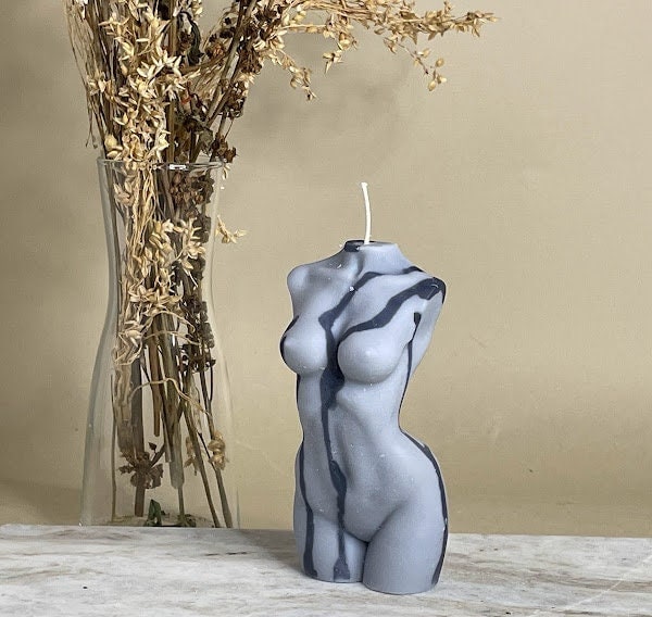 Marble Torso Candle Small | Decor Gift | Venus | Goddess | Female Bust