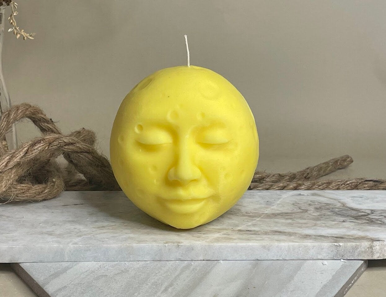 Man in the Moon Candle | Big Sized Decor | Gift