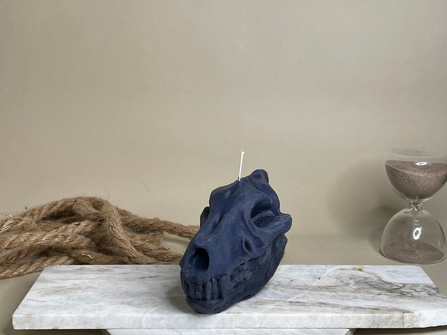 Worg Skull Candle | Halloween Decor | Gift