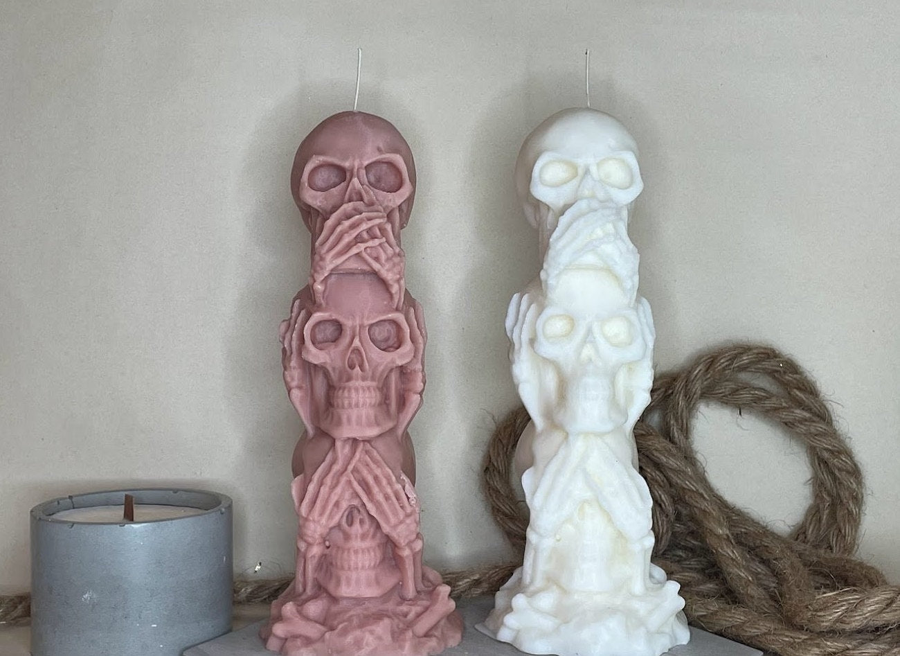 No Evil Candle Large | Halloween Decor