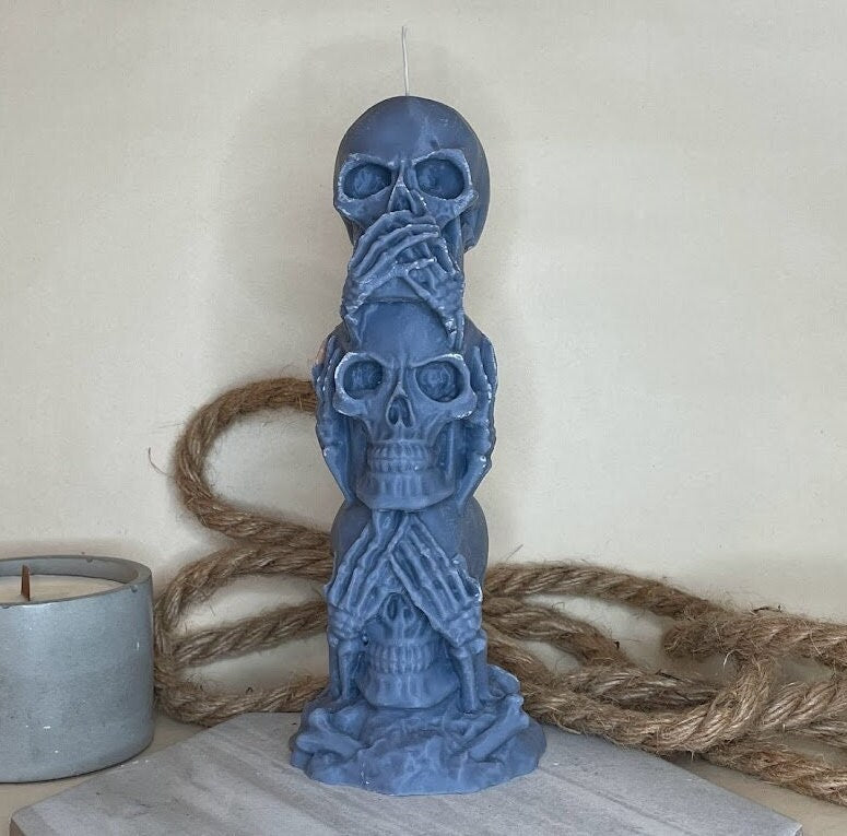 No Evil Candle Large | Halloween Decor