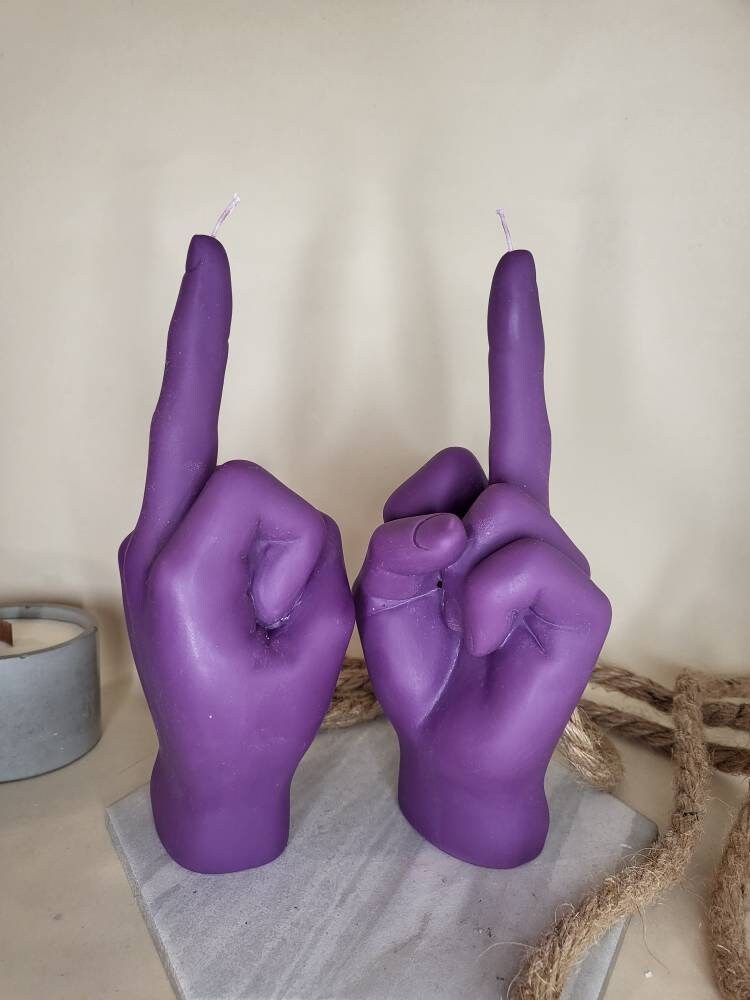 XL Middle Finger Candle | Home Decor | Gift