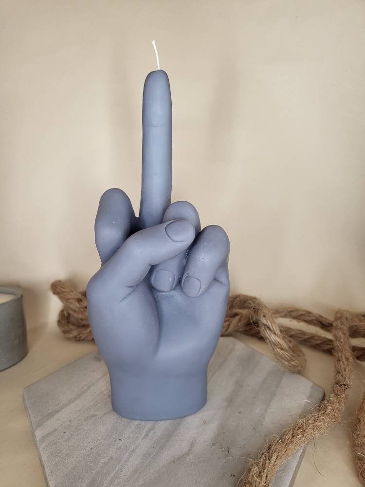 XL Middle Finger Candle | Home Decor | Gift