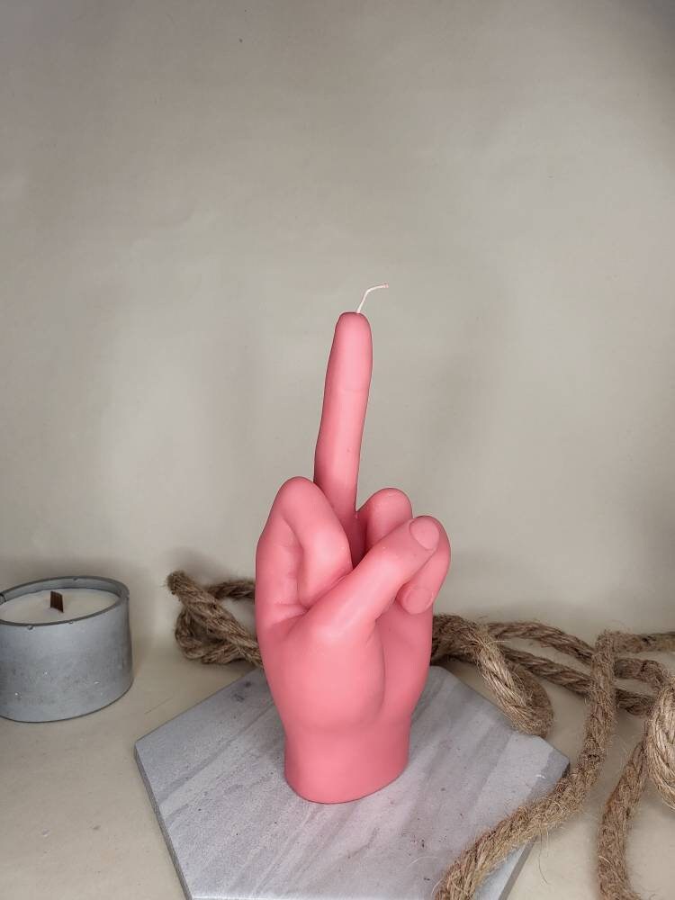 XL Middle Finger Candle | Home Decor | Gift